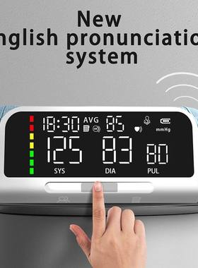 Electronic Sphygmomanometer English Voice Blood Pressure Met
