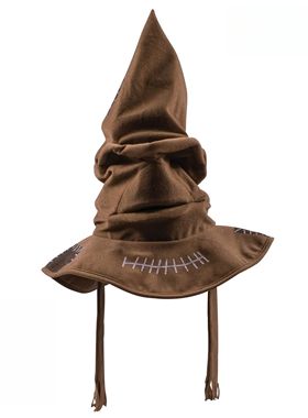 Movies Witch Wizard Hat Sorting Hat Leather Halloween