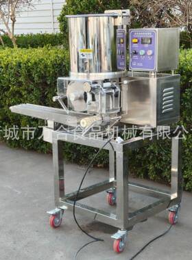 新型汉堡肉饼机上校备鸡块成型设全自动机虾万合饼机物宠食品成型