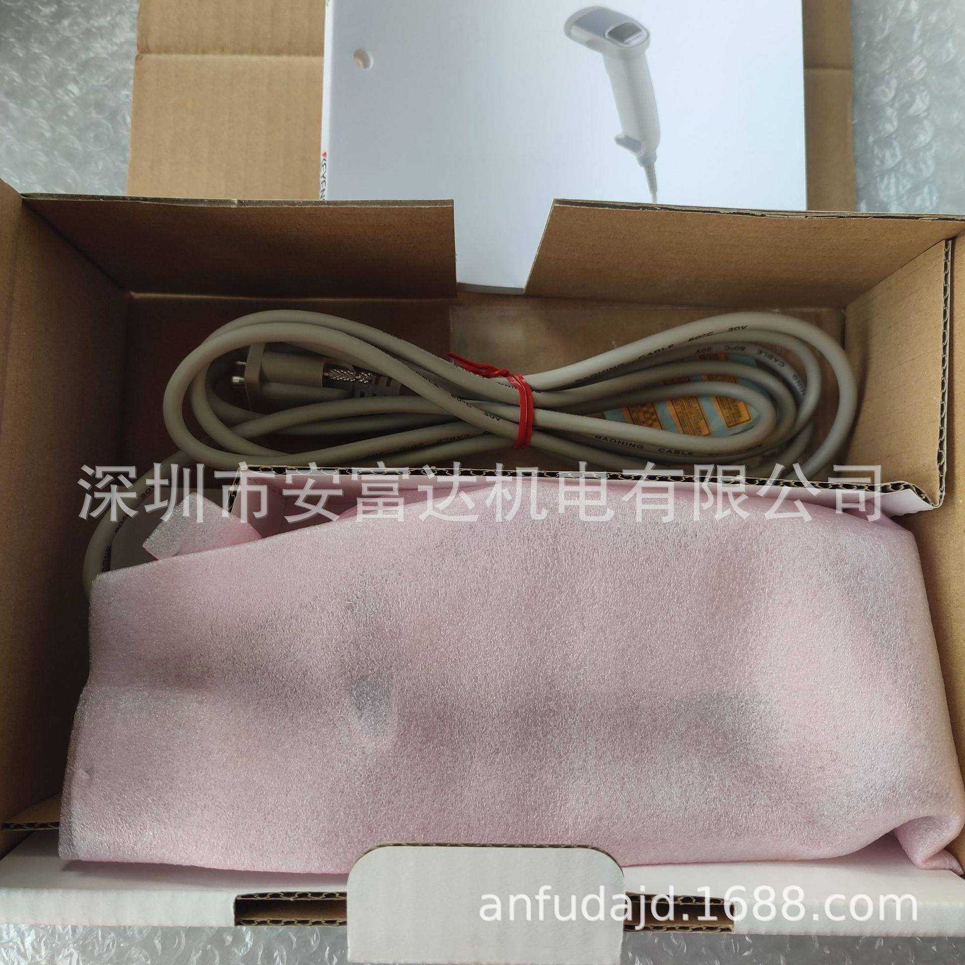 3KEYENCE/基恩读士HR50RK有线条手持式码扫码枪条码取-器全新原装