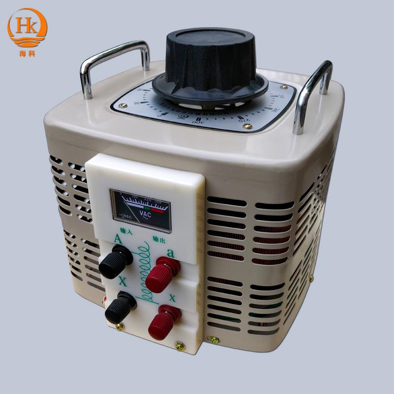 3KVA/220V调压变压器0V~300V手动调压器单相接触式调压器