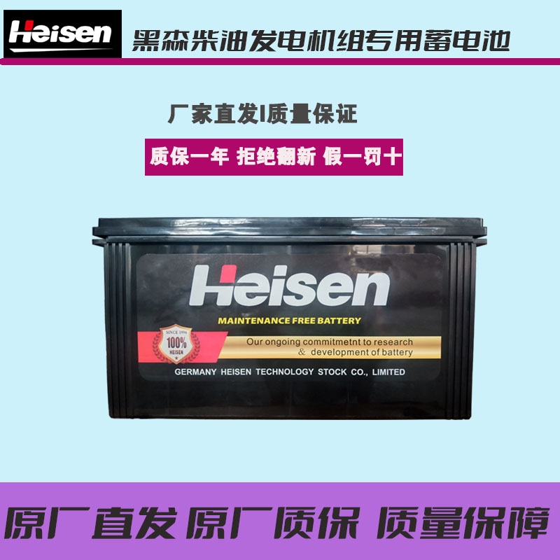 黑森柴油发电机组专用蓄电池