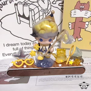 POPMART泡泡玛特 DIMOO 奶油胶手工制 停车牌 隐藏号码牌