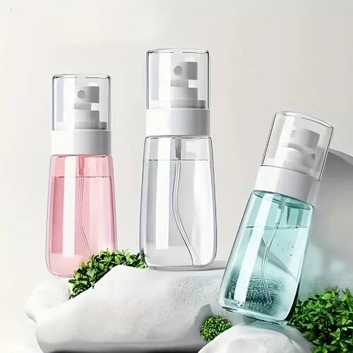 3-piece small spray bottle, travel fine mist mini empty spra