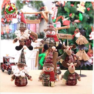 Christmas cartoon figure Christmas tree hanging ornaments