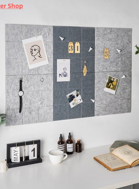 felt message board self adhesive nine grid background photo