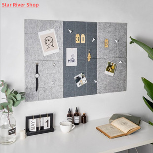 self adhesive nine felt background board grid photo message