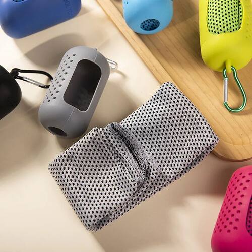 Portable Mini Silicone Set Cold Towel Outdoor Cooling Towel