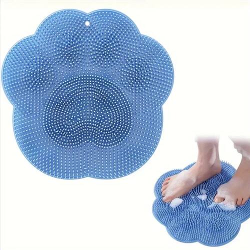 1Pcs Silicone Bath Massage Mat Shower Foot And Back Brush Wa