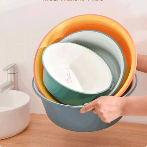3pcs/sets Tub Wash Basin Large Capacity Laundry Baskets Spac