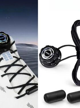 120CM No Tie Shoelaces Rotating Button Lock Design for Men W