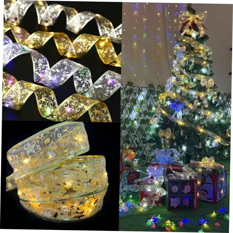 christmas decoration tree LED Christmas ribbon light string
