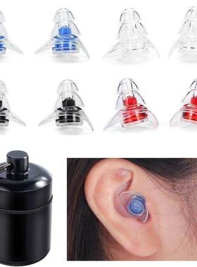 1 Pair/Set Soft Silicone Ear Plugs Anti Noise Snore Earplugs