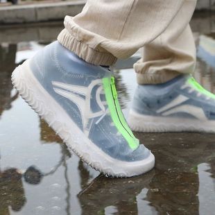 Silicone Shoe Cover New Boots Zipper Rain Unisex Waterproof