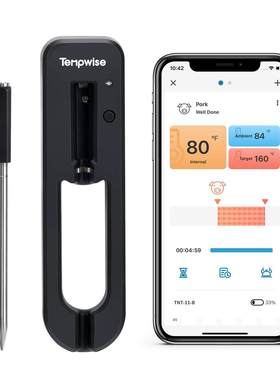 Wireless Meat Food Thermometer for Oven Grill BBQ Smoker