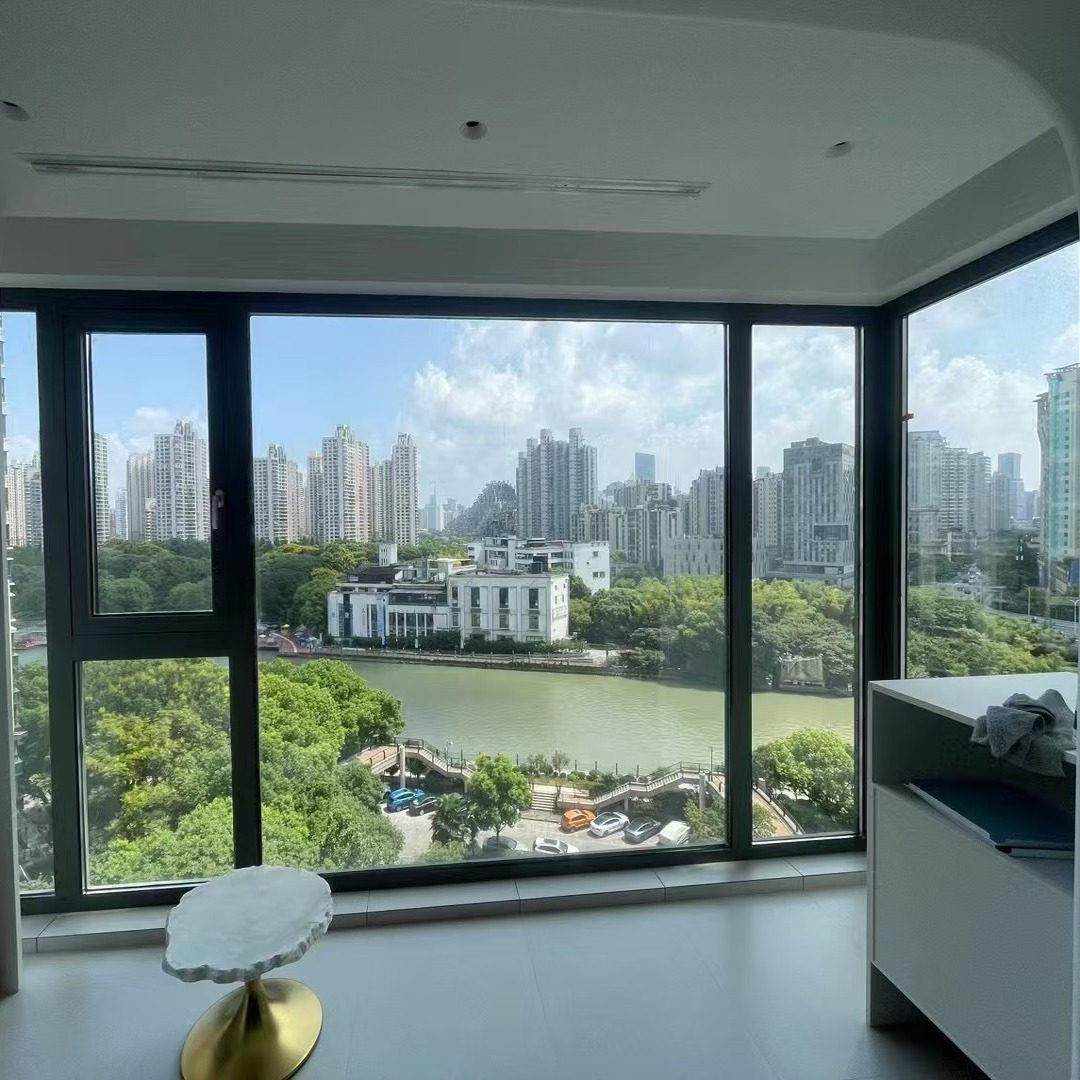 上海定制系统门窗 封阳台断桥铝系统窗隔音窗铝合金门窗 窗纱一体