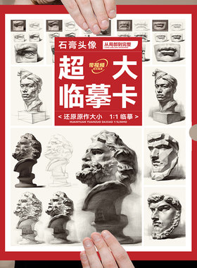 超大临摹卡石膏头像敲门砖