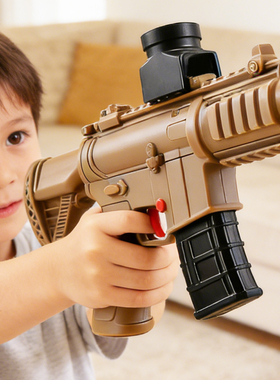 儿童玩具枪水晶MP5软弹枪M416电动连发枪AK47冲锋枪M4男孩子礼物