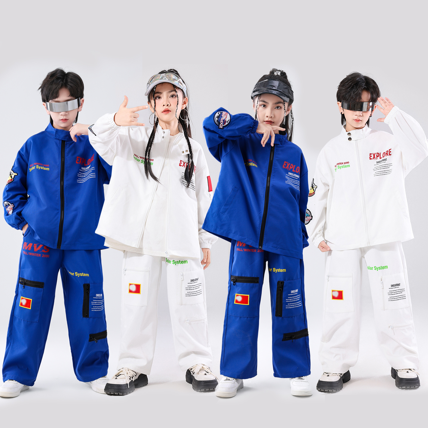 儿童演出服AI科技学生宇航员