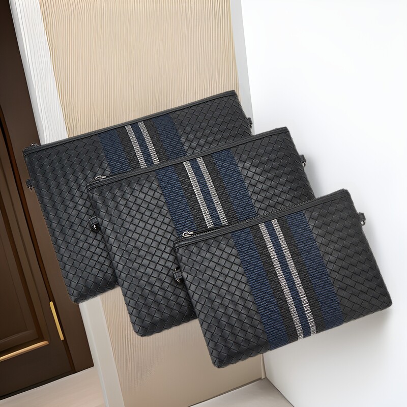 男女通用单肩斜挎小包手拿包腋下包绣花BN零钱包风潮PU皮