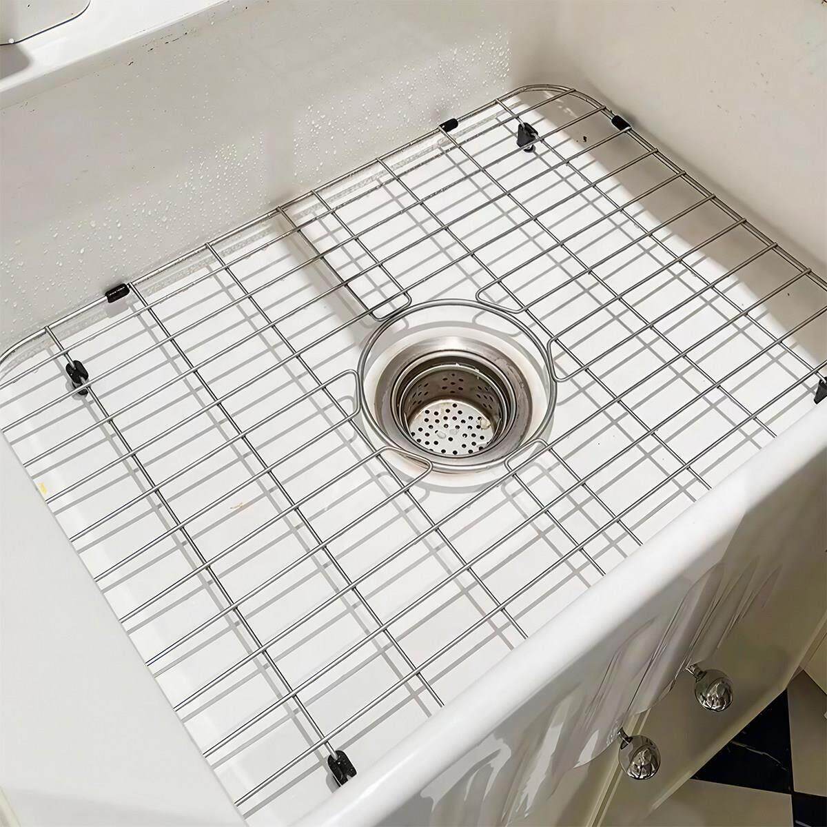 不锈钢厨房水槽排水管架家用多功能新型水槽排水管餐具收纳层架，