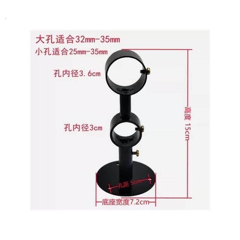 老式35老式加大圆底座铁底座支架托架托杆支撑固定座加粗杆配件厂图片