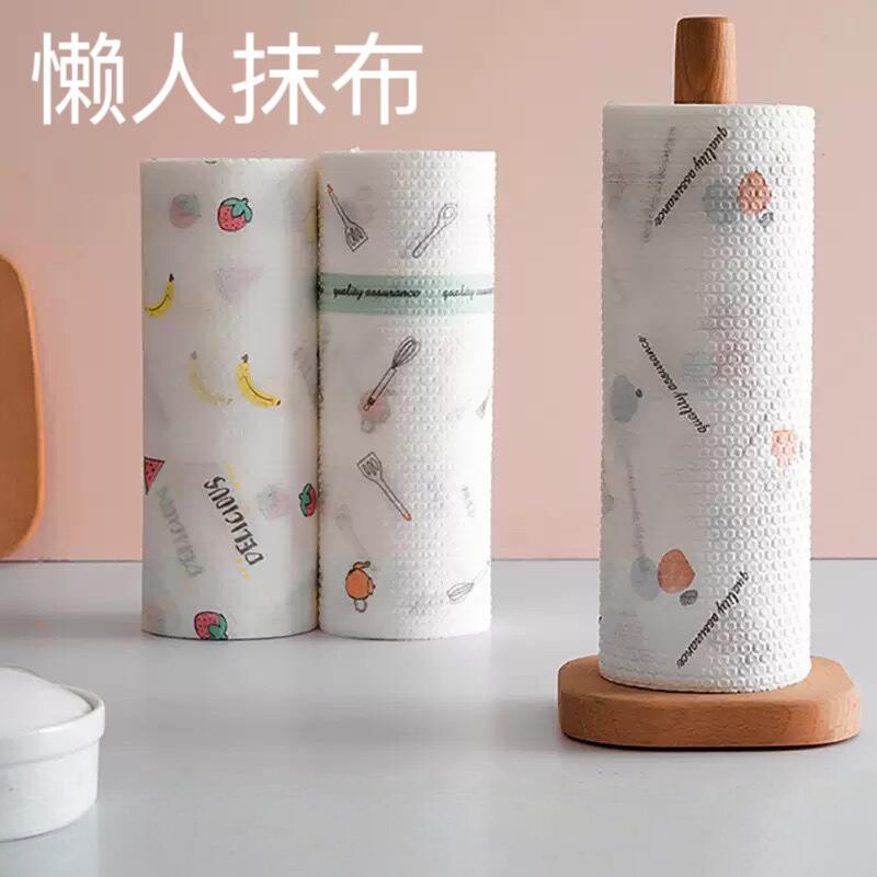 懒人一次性洗碗布抹布厨房纸巾无纺布加厚可水洗麻布干湿两用用纸