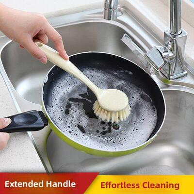 厨房长柄刷刷锅好物洗碗清洁刷家用小刷子日用水槽灶台去污可悬挂