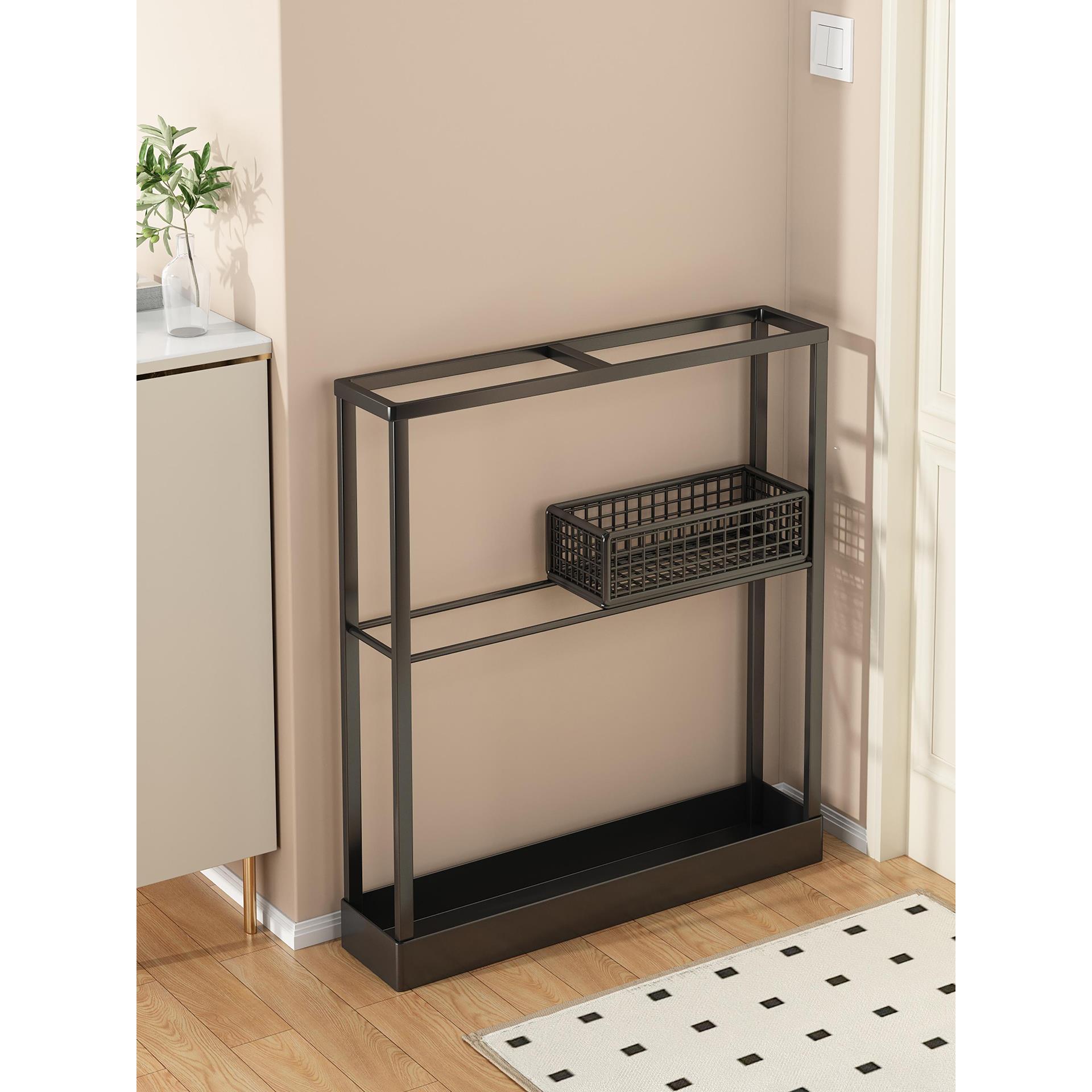 铁艺家用雨伞架雨伞收纳架夹缝沥水架雨伞桶缝隙角落伞架置物架子