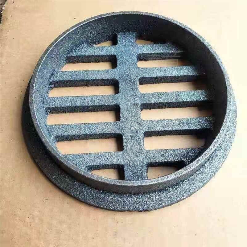 屋面漏网斗方排水管落水斗老式院子盖板防鼠篦子160铸铁地漏地面