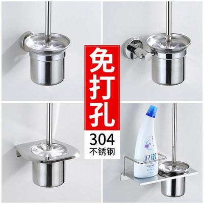 粗螺纹马桶刷头卫生间去死角圆头刷家用厕所刷头替换头通用3个装