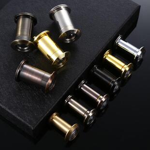 老式盼盼王力步阳防盗门猫眼门铃通用高清门镜带铃一体二合一家用