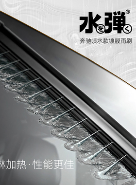 日本水弹雨刮器适用于奔驰喷水GLE GLS SL S400 S63S65迈巴赫S480