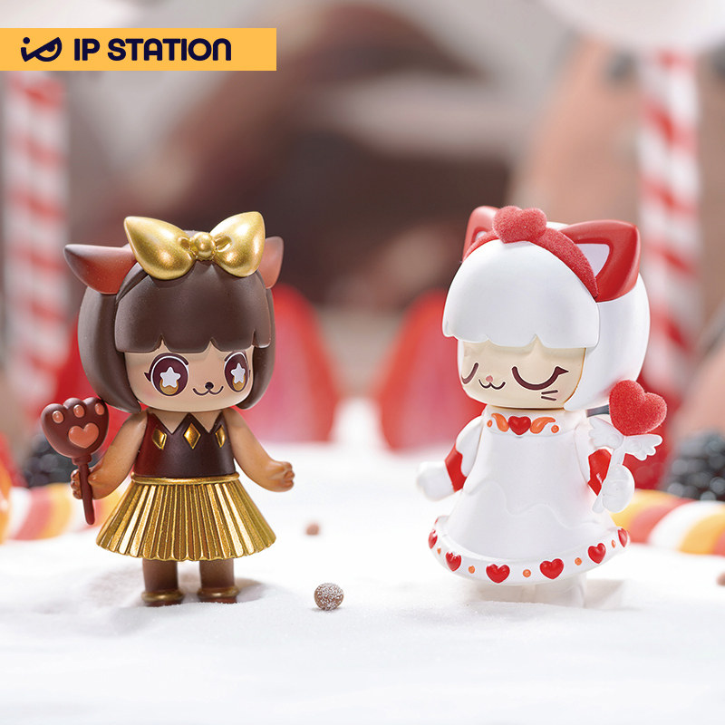 ip小站kimmy miki甜品派对系列盲盒潮玩公仔手办生日毕业季礼物