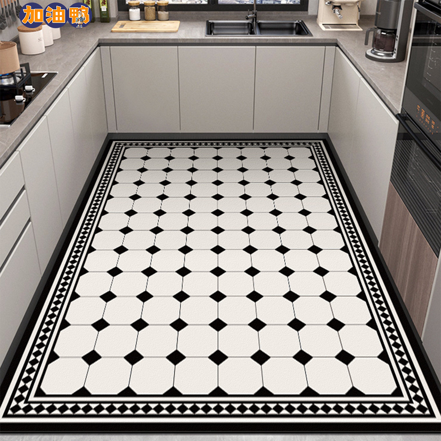 全铺厨房地垫硅藻泥吸水吸油脚垫子专用防水防油可擦免洗防滑满铺,居家布艺,厨房地垫,淘宝优惠券,粉丝福利购,淘宝优惠卷