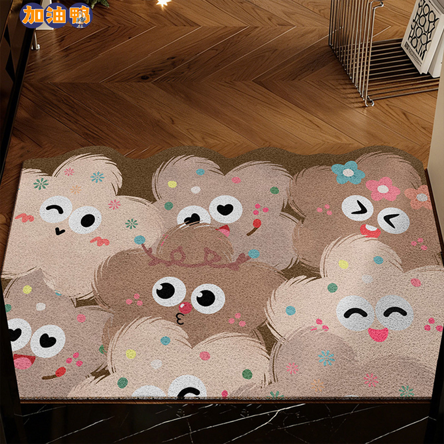 地垫入户门垫卡通家用进门玄关异形防滑脚垫室外耐脏耐磨丝圈地毯,居家布艺,入户地垫,淘宝优惠券,粉丝福利购,淘宝优惠卷
