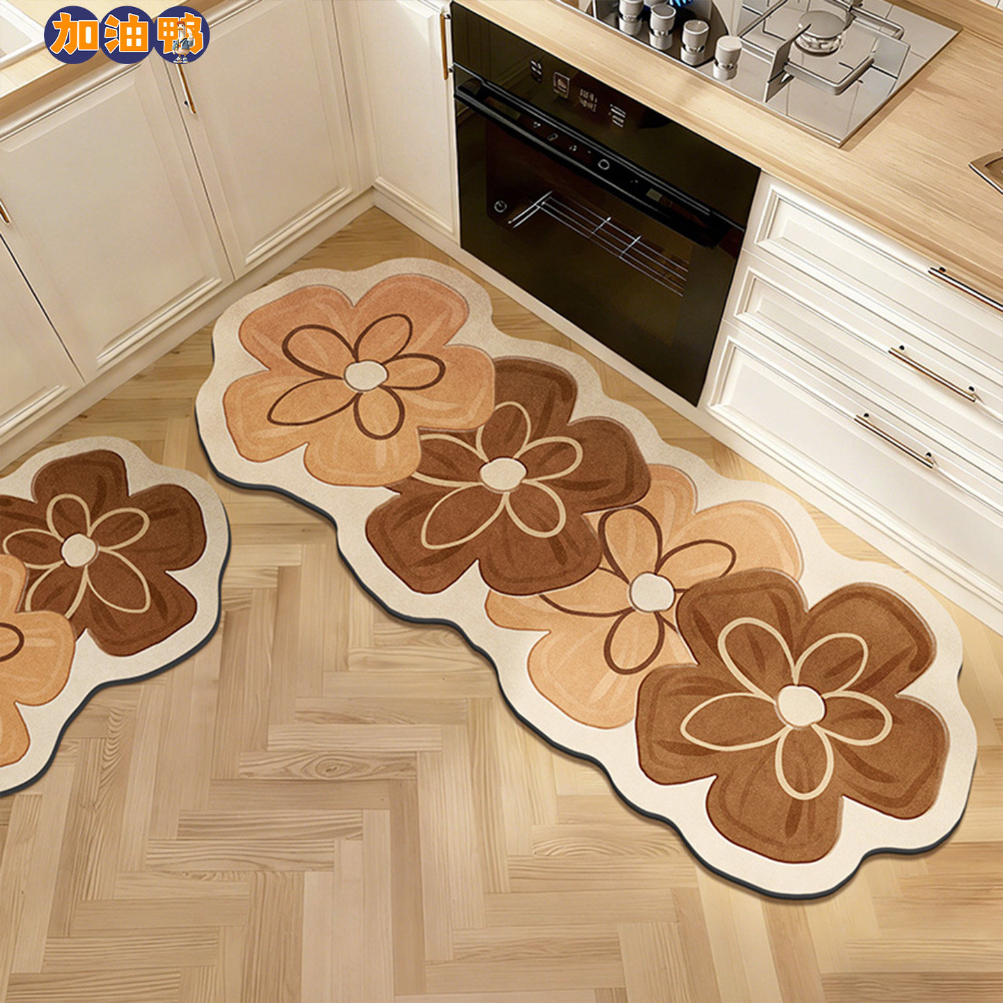 厨房地垫专用2026新款简约家用防滑速干吸水垫耐脏异形硅藻泥地毯,居家布艺,厨房地垫,淘宝优惠券,粉丝福利购,淘宝优惠卷