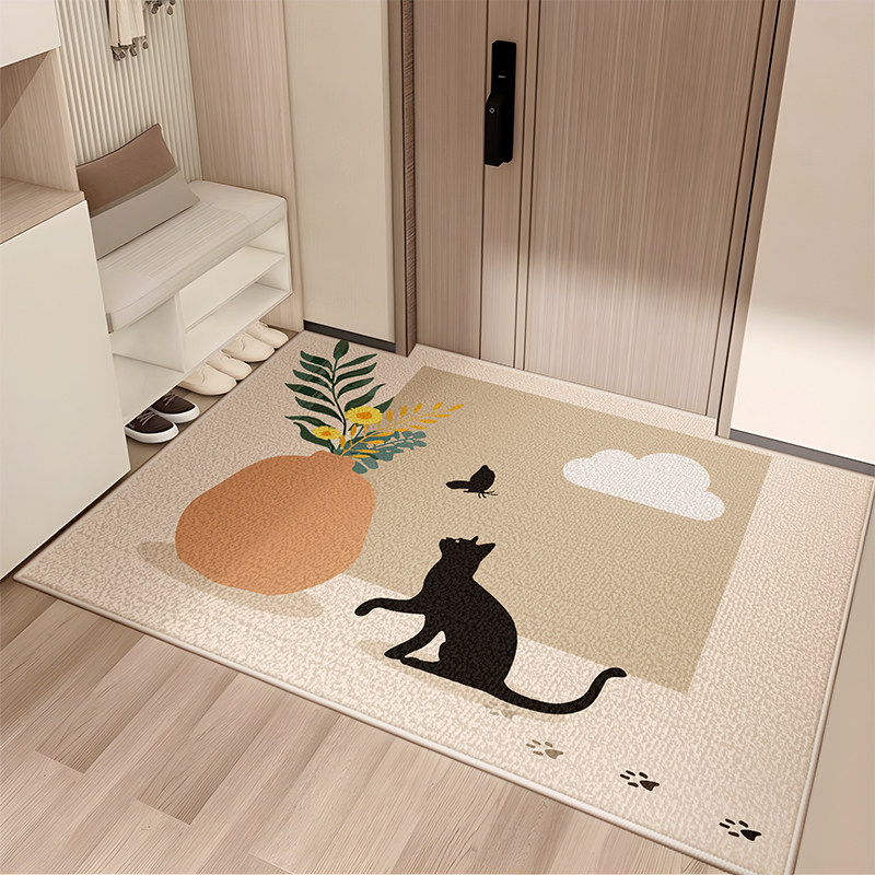 入户门地垫2025新款高级进门门口门垫玄关家用耐脏防滑脚垫可定制,居家布艺,入户地垫,淘宝优惠券,粉丝福利购,淘宝优惠卷