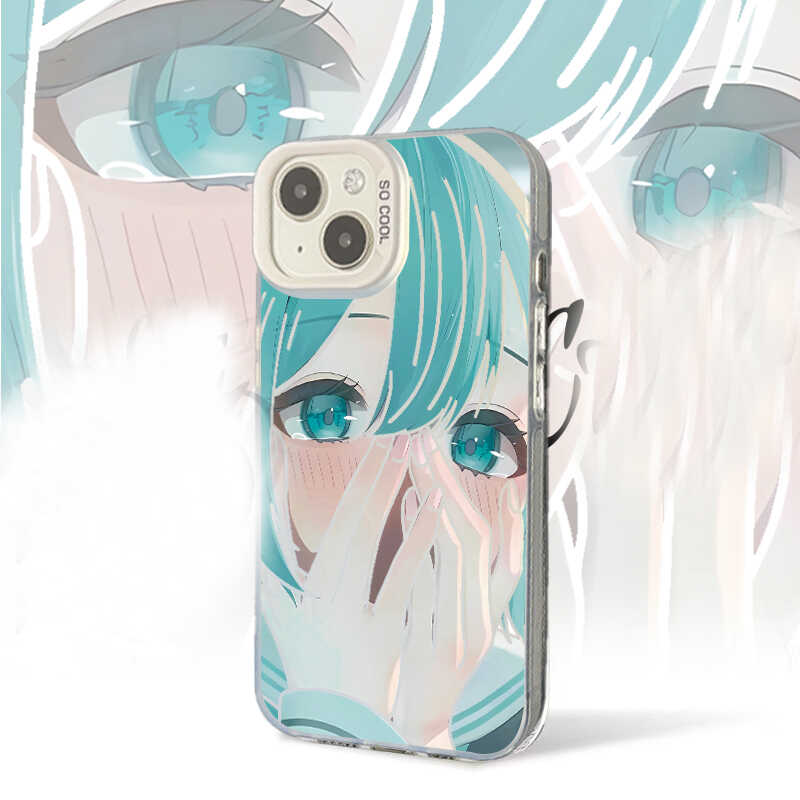 初音未来手机壳情侣适用苹果16promax手机壳适用一加13适用小米15适用红米k80适用荣耀300保护套适用魅族21