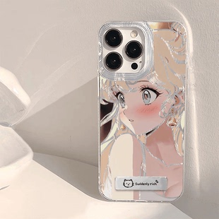 少女水冰月适用苹果15pro手机壳iphone14适用红米k80适用小米15pro适用荣耀300pro保护套3040适用华为pura70
