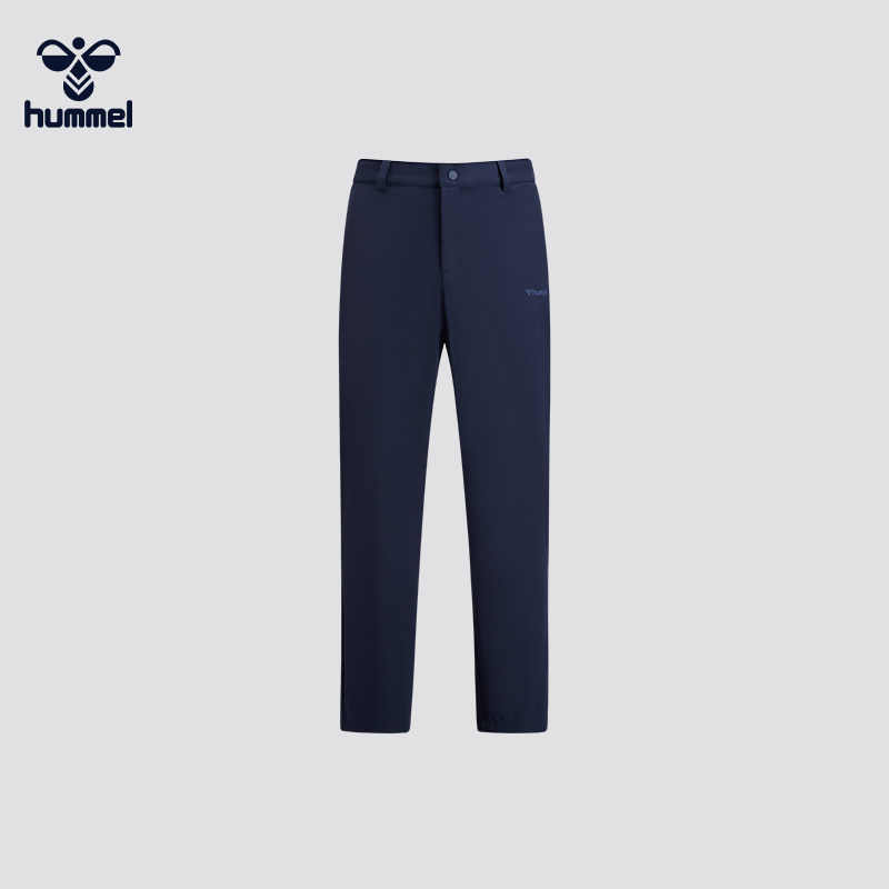 HUMMEL秋冬季运动裤2025年新款户外休闲直筒松紧腰宽松百搭舒适