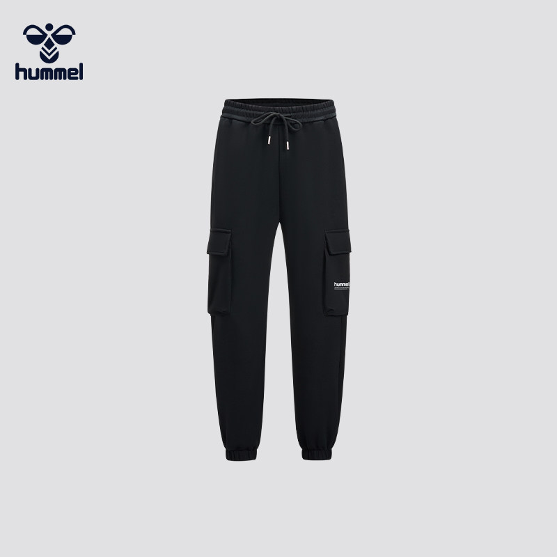 HUMMEL2025年新款春秋季运动百搭工装裤户外宽松束脚时尚男女款