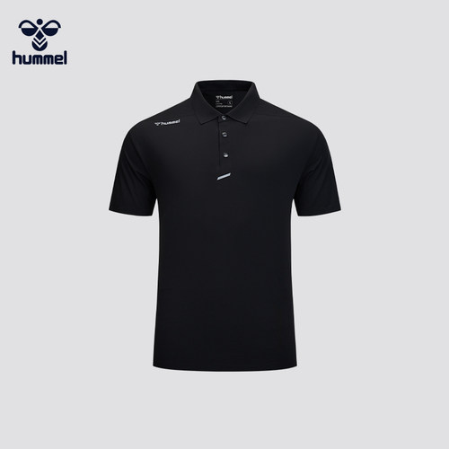 HUMMEL2025夏季短袖翻领POLO