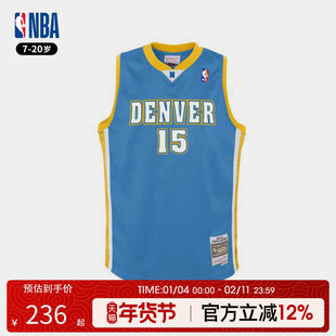 NBA 复古球衣掘金安东尼甜瓜 青少年宽松透气场上篮球服背心球衣