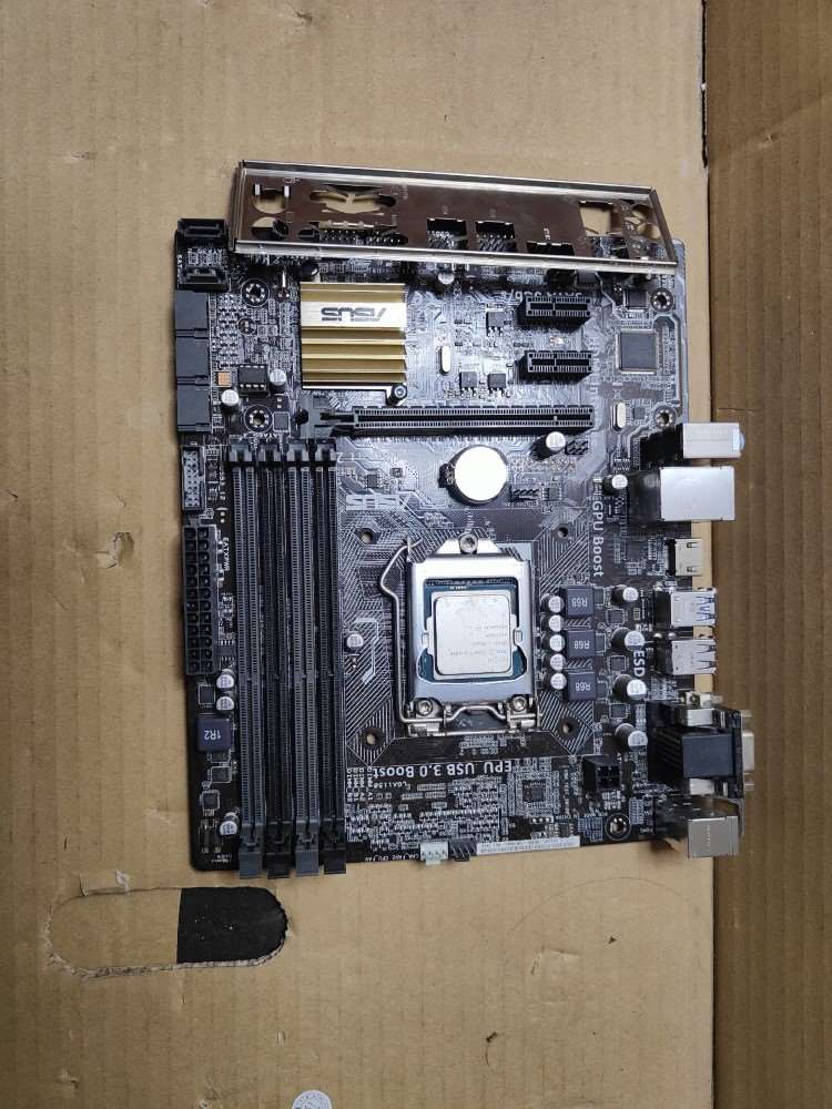 华硕B85M-GPLUS主板+i54590CPU套装