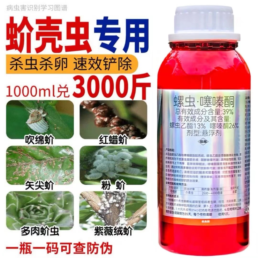 蚧壳虫专用药杀虫剂螺虫乙酯噻嗪酮柑橘果树花卉蚧必治介壳虫农药