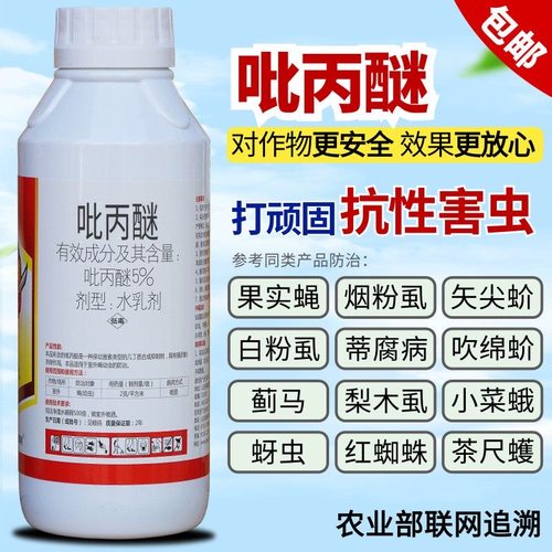 吡丙醚杀虫剂杀卵蚜虫蓟马药白粉虱蚧壳虫红蜘蛛蚊蝇果树蔬菜农药