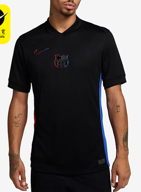 Nike/耐克正品秋季新款男士印花宽松训练足球服FN8792-010