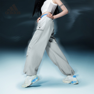 PARA Adidas 阿迪达斯官方正品 FUSTL JJ1582 PNT女士防泼休闲裤