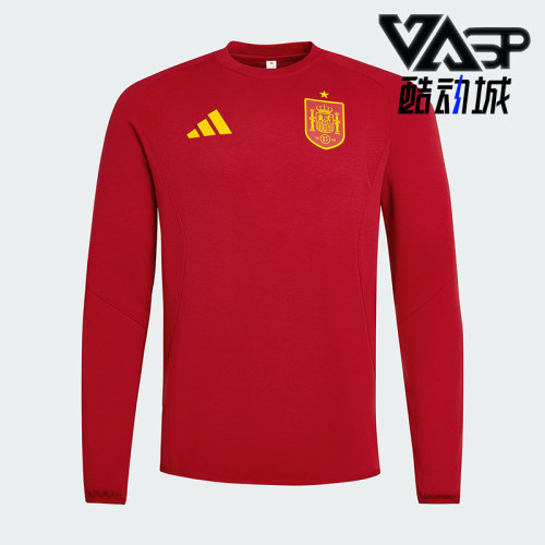 Adidas/阿迪达斯正品2026春季款男士耐穿圆领足球套头衫JZ2245